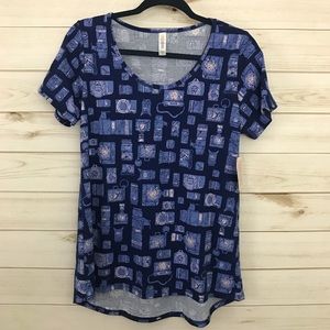 3 for $25*Lularoe Camera Print Classic T, Sz Small